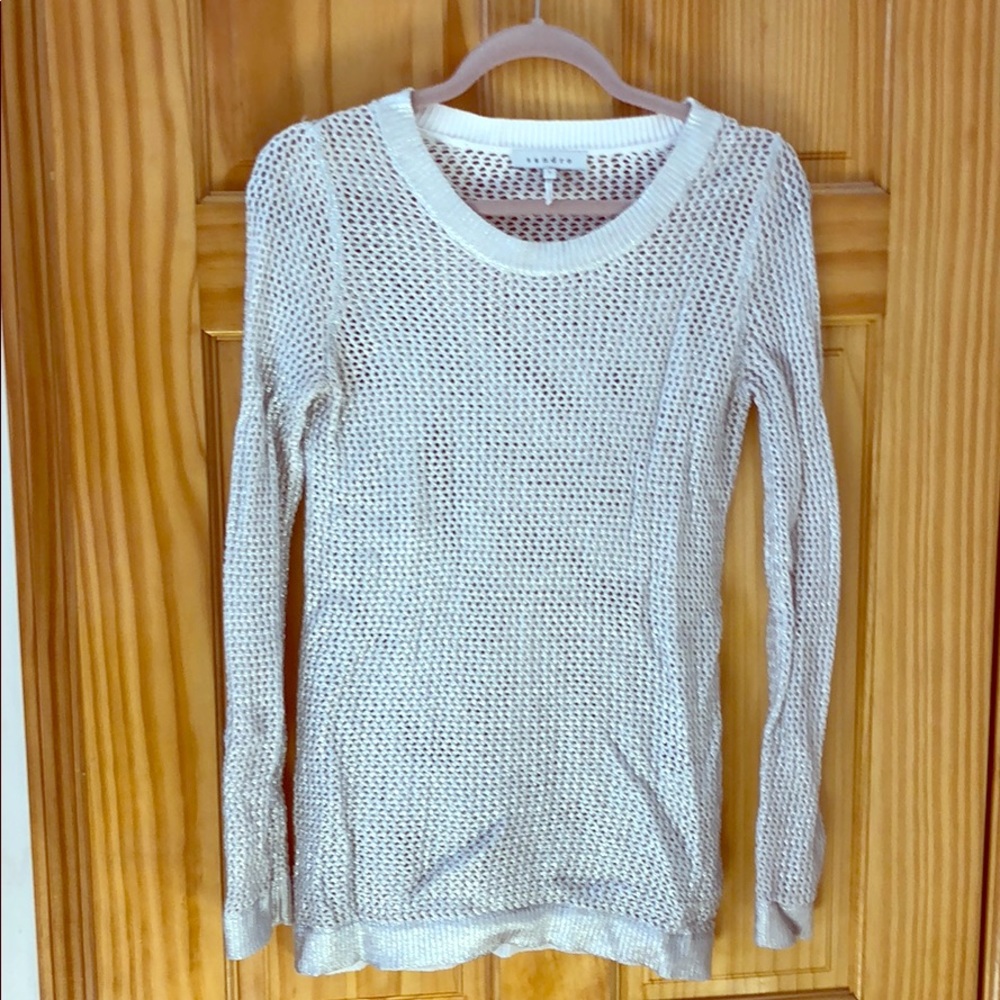 Sandro METALLIC SLIVER sweater